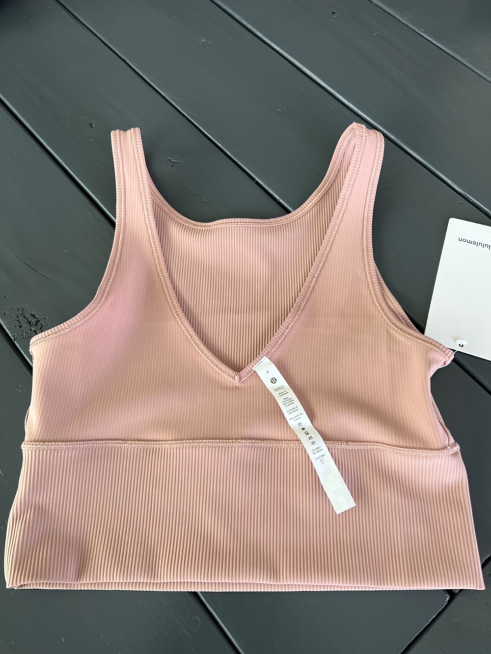 NWT Lululemon Power Pivot Ribbed Tank - Picture 8 of 9